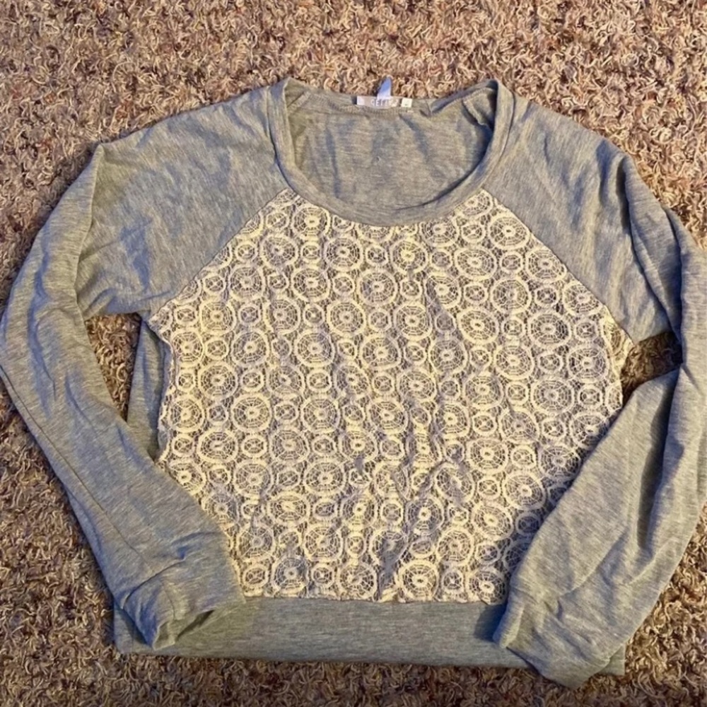 Gray sweater